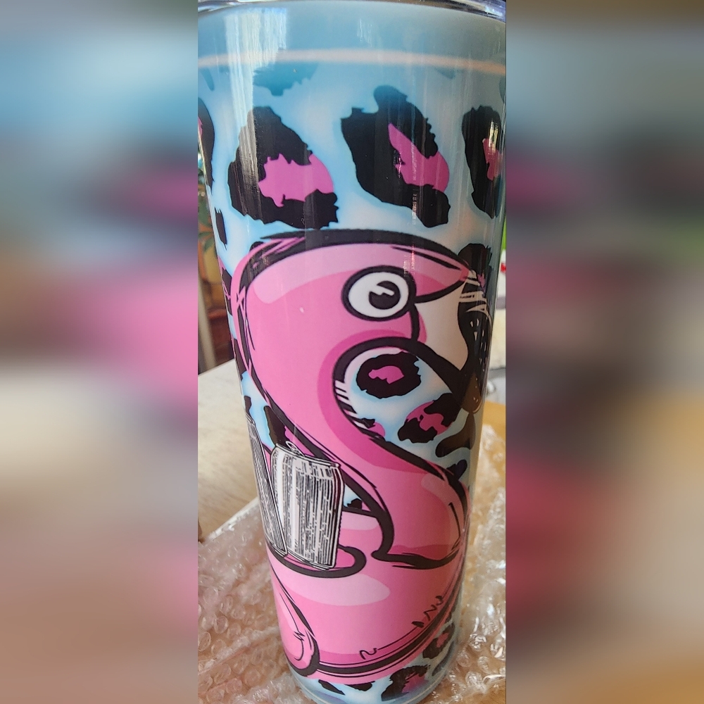 NEW 20oz Flamingo Tumbler River Time